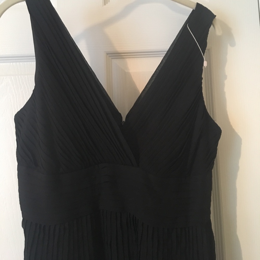 J. Crew Silk chiffon knife-pleat dress NWOT Size 8