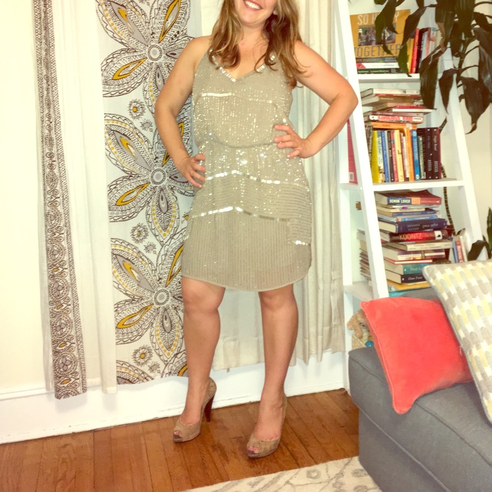 Beaded L Nordstrom Cocktail Mini Dress