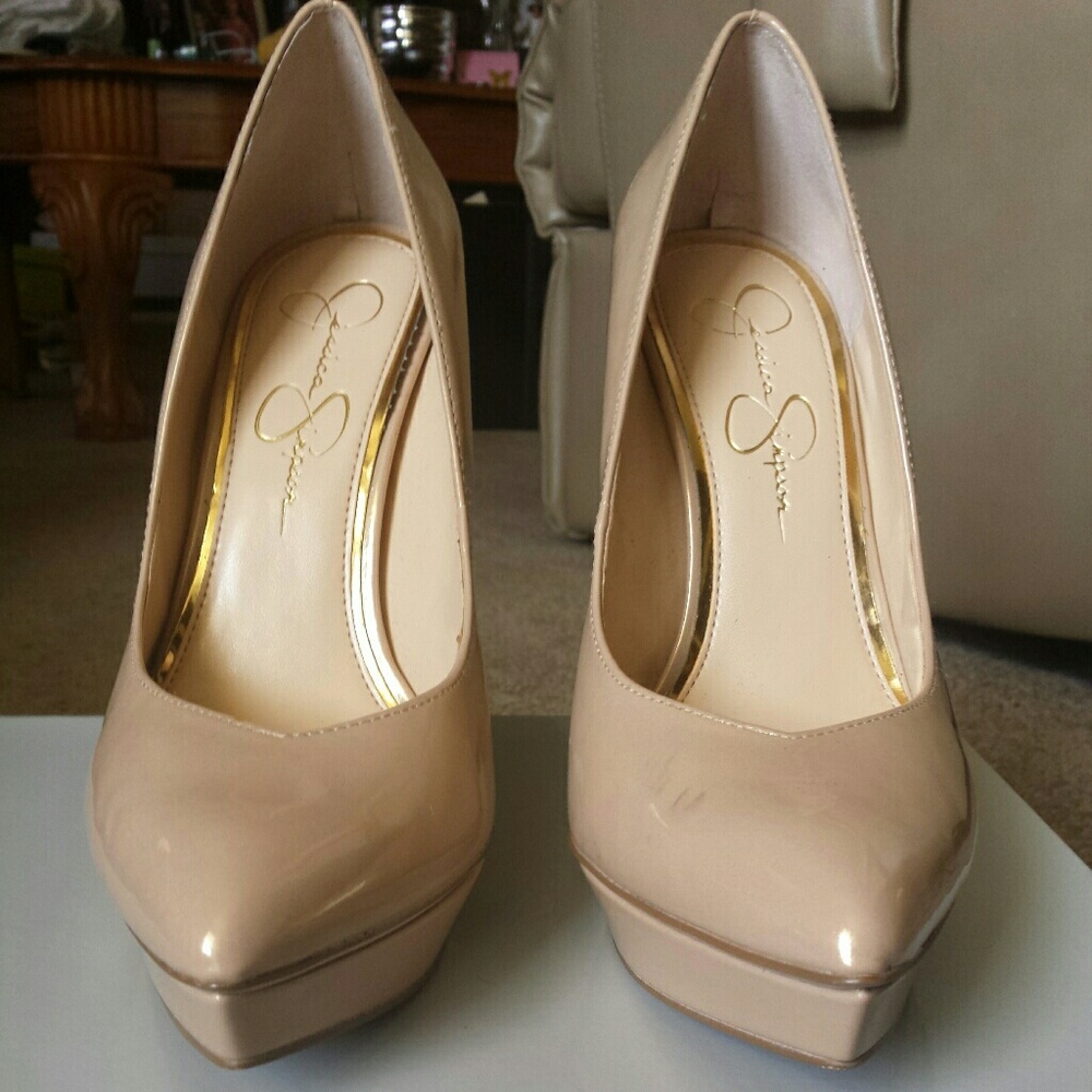 Jessica Simpson Pointed Toe Platform Pumps