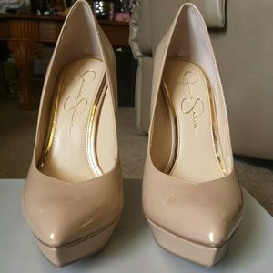 Jessica Simpson Pointed Toe Platform Pumps