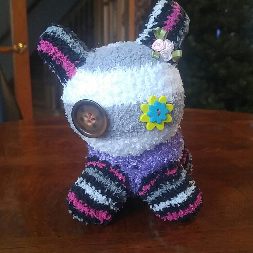 Mini sock teddy