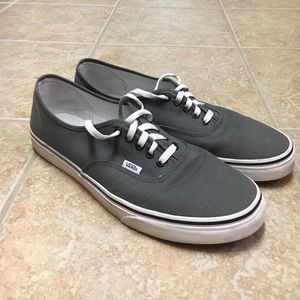 Pewter Grey Authentic Vans Sz13