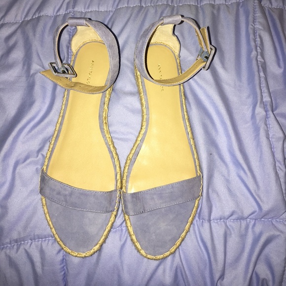 Ann Taylor Shoes - Ann Taylor ankle strap sandals
