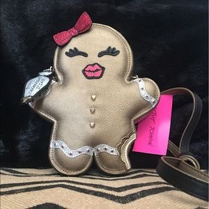 Original Betsy Johnson Gingerbread Crossbody Purse