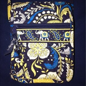 VERA BRADLEY Old Style Mini Hipster in Ellie Blue