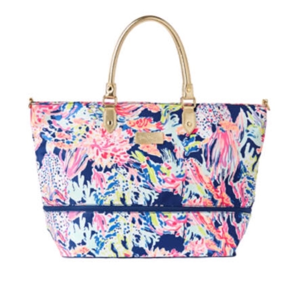 Authentic Lilly Pulitzer Weekender Tote!