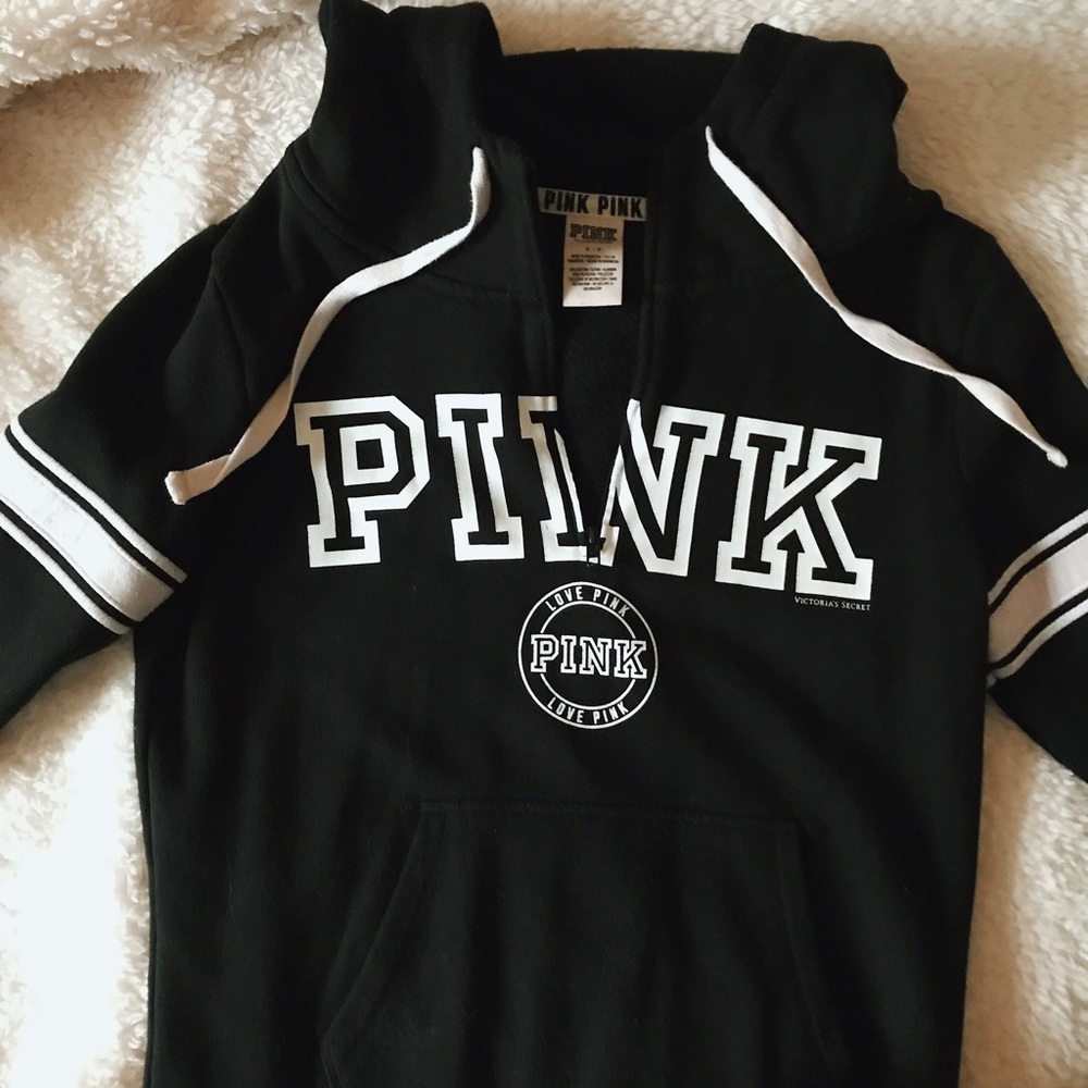 vs pink zip up hoodie