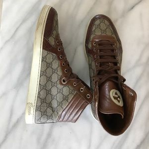 Gucci - Crocodile High Top Sneakers