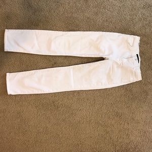 J Brand white skinny jeans