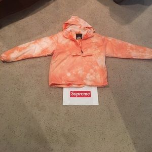 KAIOS Tie Dye Windbreaker w/ Fur
