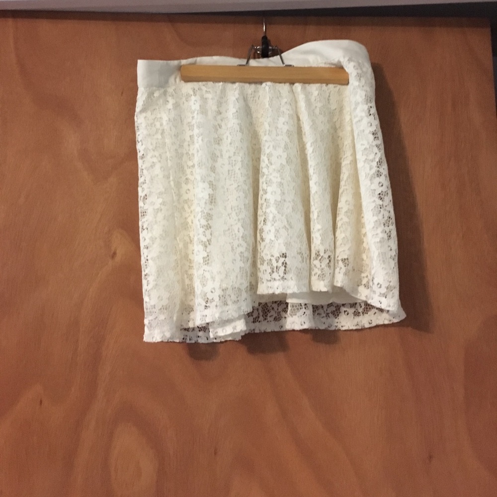 White skirt