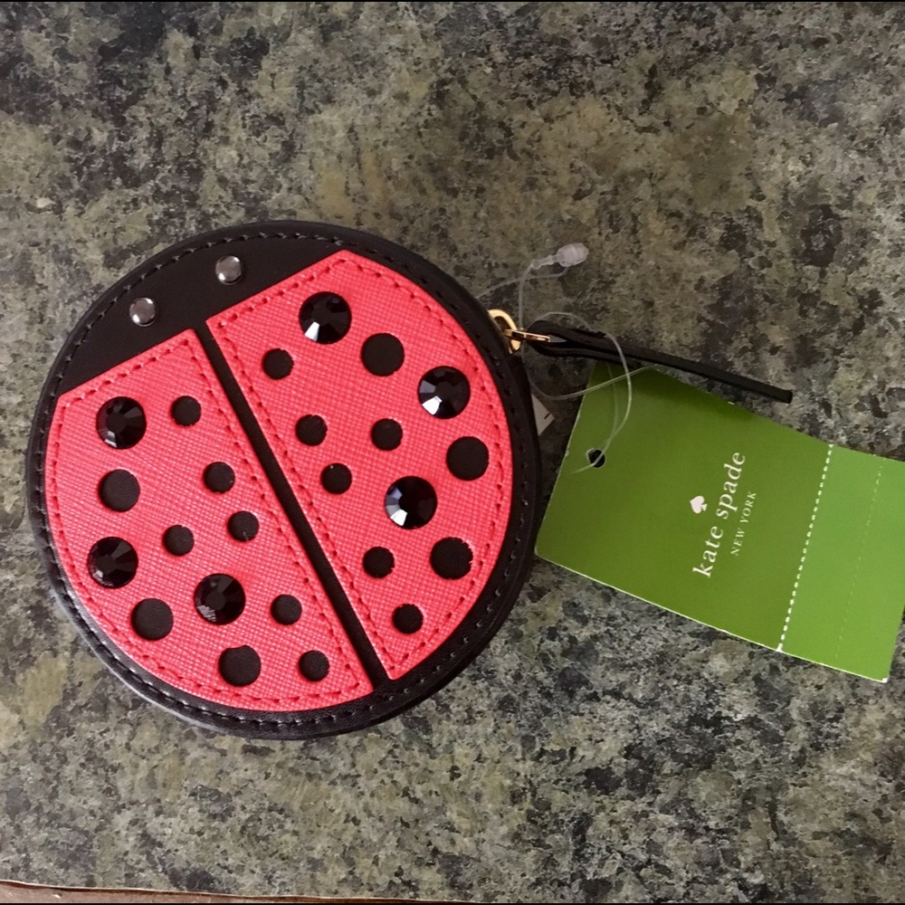 SOLD 🎀 New KATE SPADE Ladybug Coin Purse 🎀 RARE