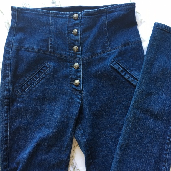 Vintage Denim - Vintage high waisted skinny jeans