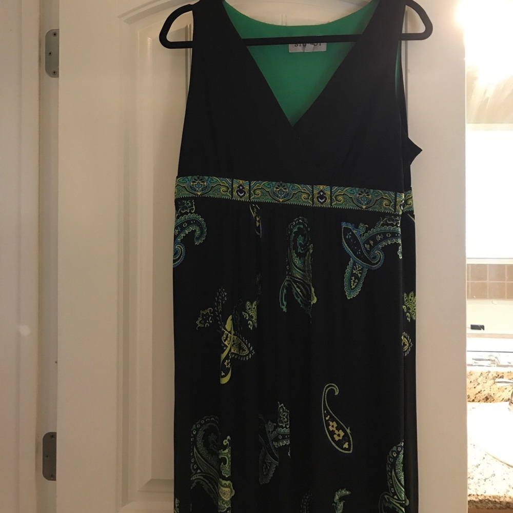 Long maxi dress.