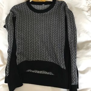 Cropped lululemon patterned sweater