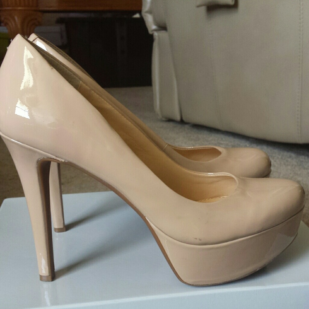 Gianni Bini Patent Leather Platform Pumps