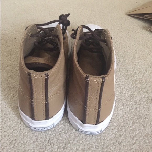 SOLD Jack Purcell leather mid converse - Picture 2 of 7