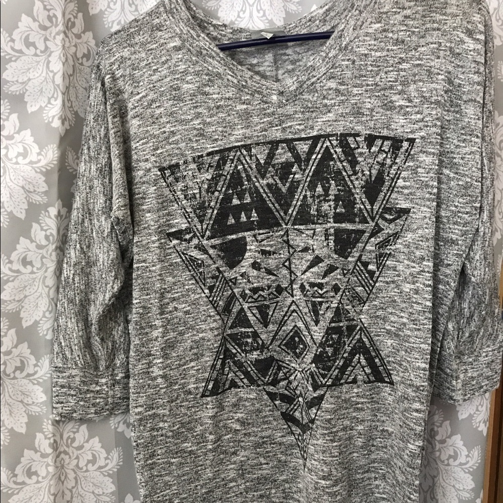 Flowy buckle freshwear 3/4 sleeve