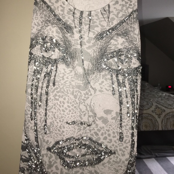 ๐HP๐Fun&Sexy gray beaded dress!! - Picture 5 of 8