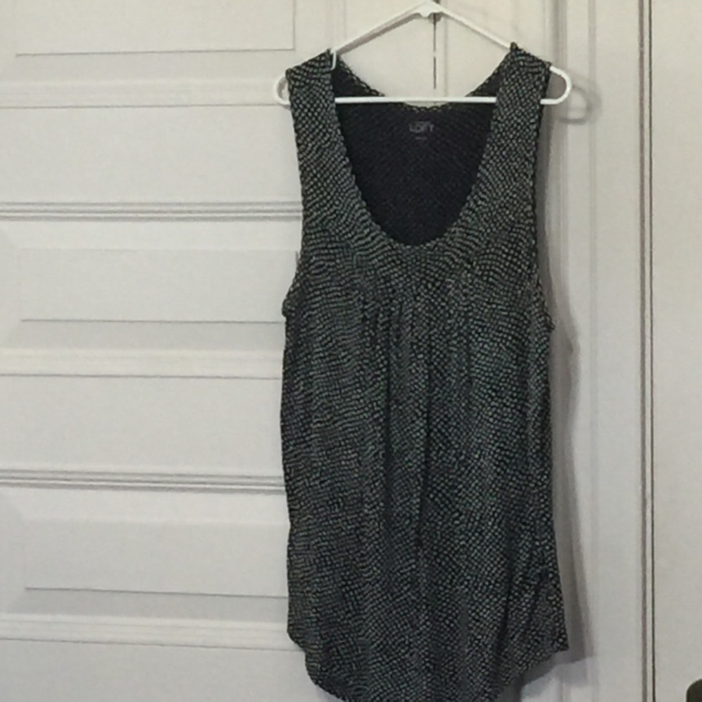 Loft Printed Sleeveless Shirt