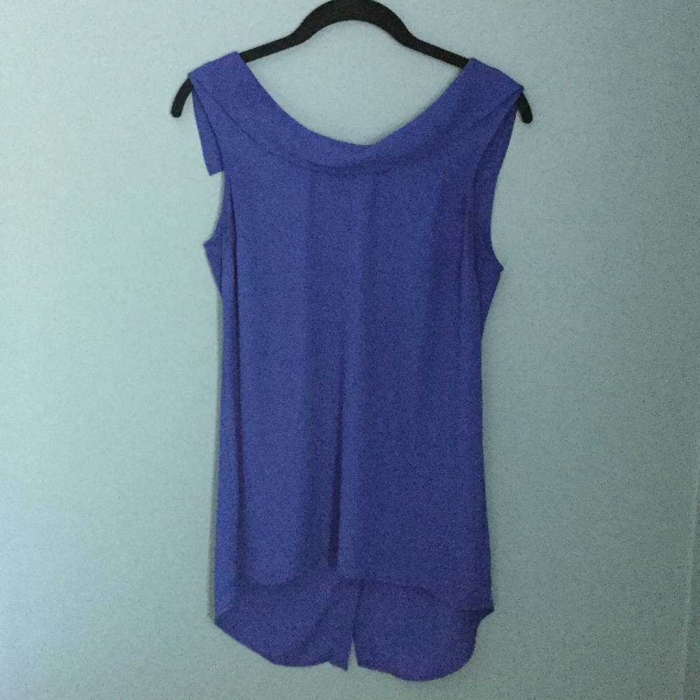 RESERVED FOR ANGELAMARIE66 Blue Tunic Button Back