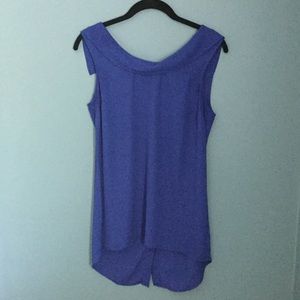 RESERVED FOR ANGELAMARIE66 Blue Tunic Button Back