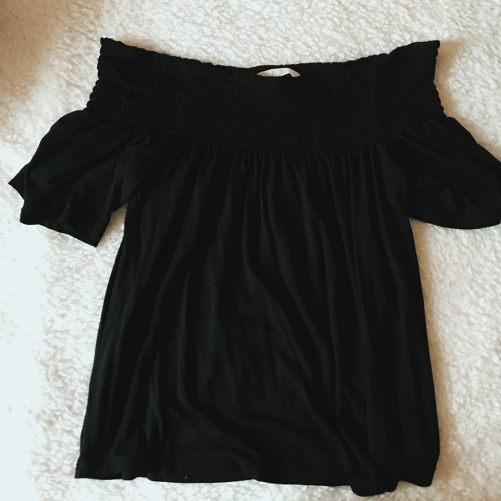 off the shoulder float top