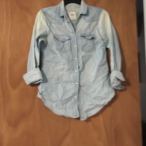 Button down jeans shirt