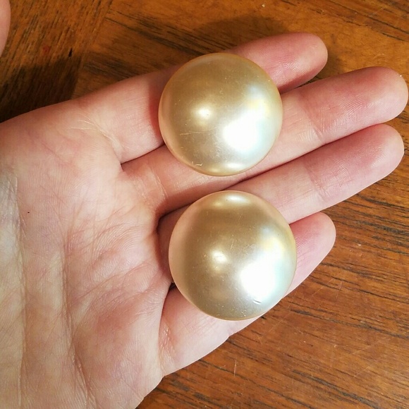 Vintage Jewelry - Vintage Marvella Faux Pearl Clip-On Earrings