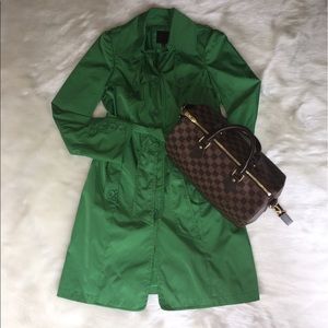 Stylish green trench coat The Limited size S