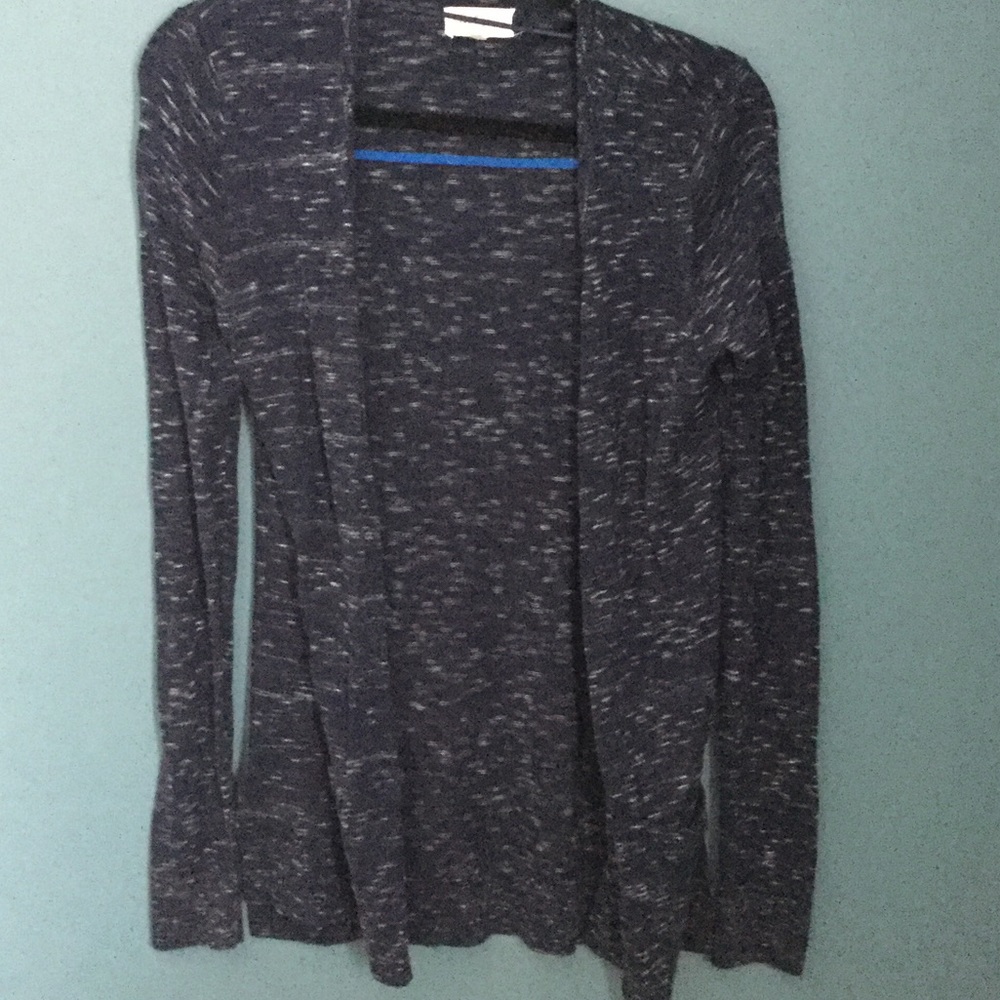 Adorable Cozy Lou & Gray Navy Cardigan w/ Pockets