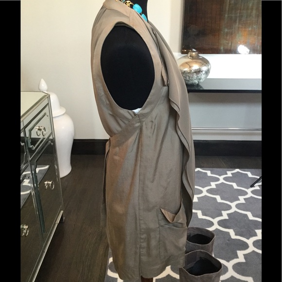 Genera Olive Drape Vest - Picture 7 of 8