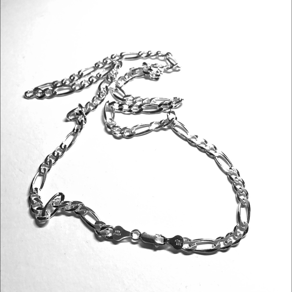 MEN  925  ITALY STERLING SILVER  NECKLACE