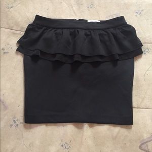 Peplum Black Skirt!