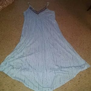 Lucky brand maxi dress cami l xl