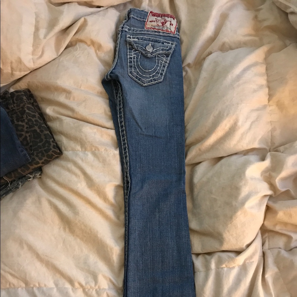 True Religion Billy Super T Straight Leg Size 24