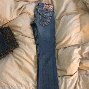 True Religion Billy Super T Straight Leg Size 24