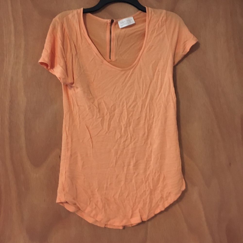 Zara orange top