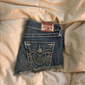 True Religion Super T Joey Shorts Size 24