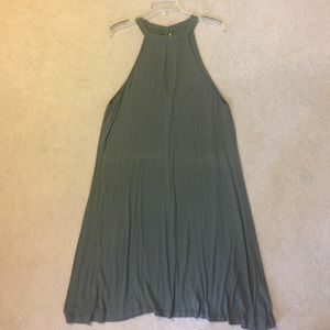 Army Green Halter Dress from American Eagle