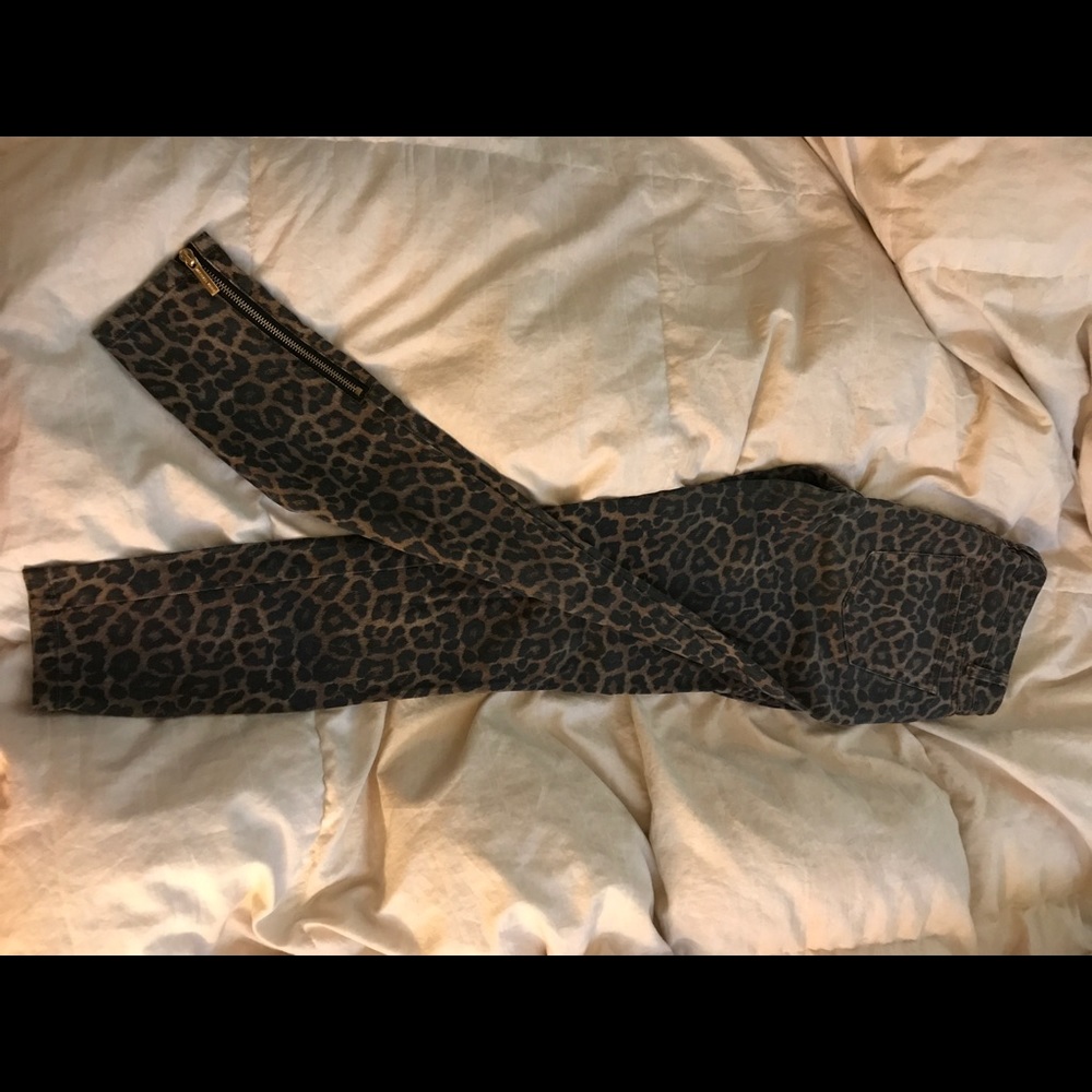 Michael Kors Size 0 Leopard Skinny Jean