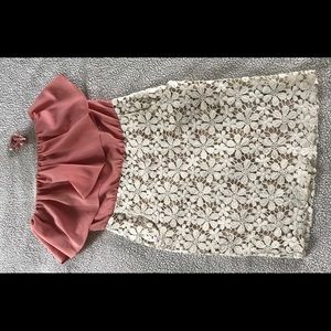 ✨FLASH SALE✨🌸 Boutique Lace Mini Dress- NWT