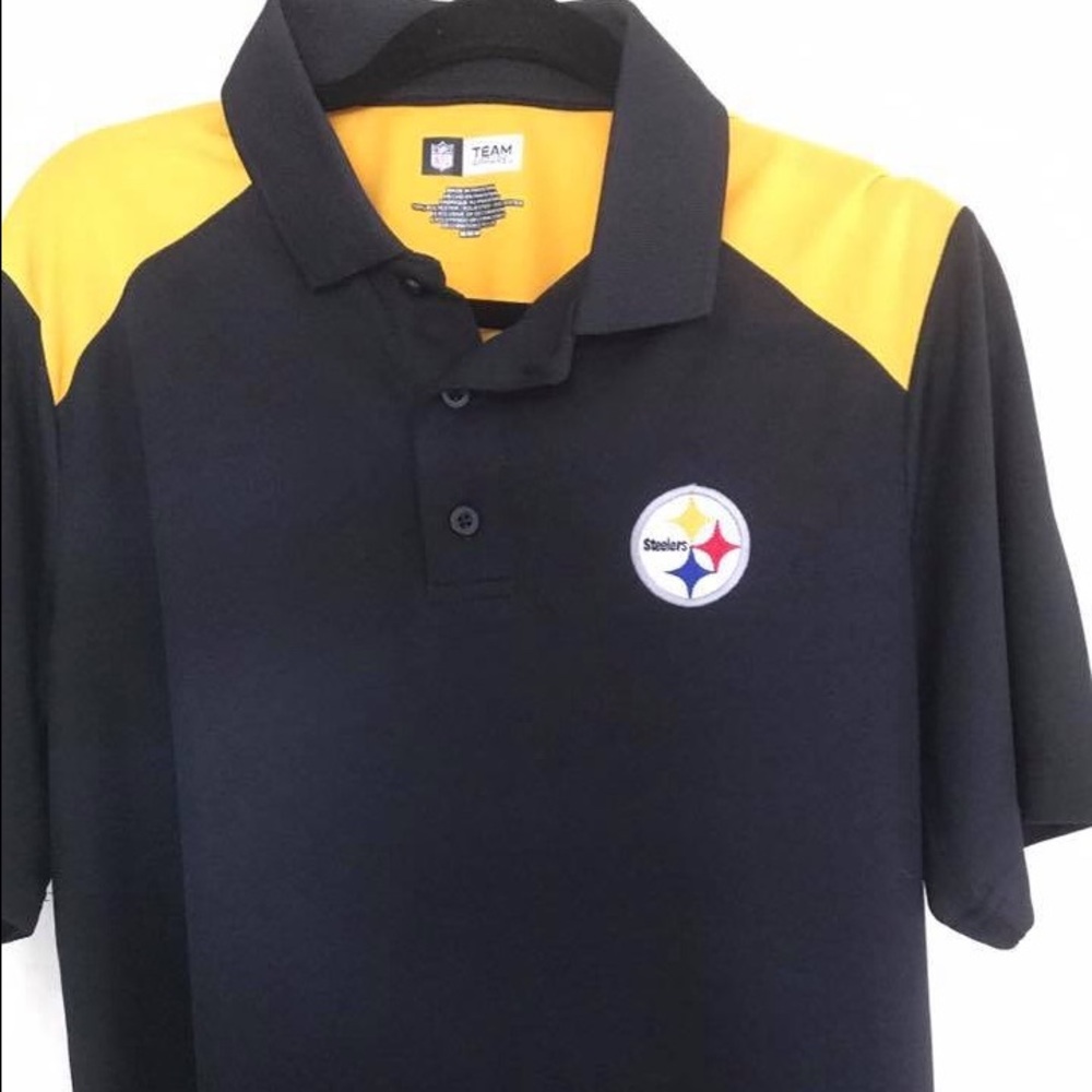 Men's NFL Steeler's polyester polo