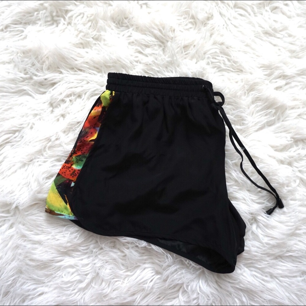 Anthropologie Parker Black Drawstring Shorts - Picture 1 of 4