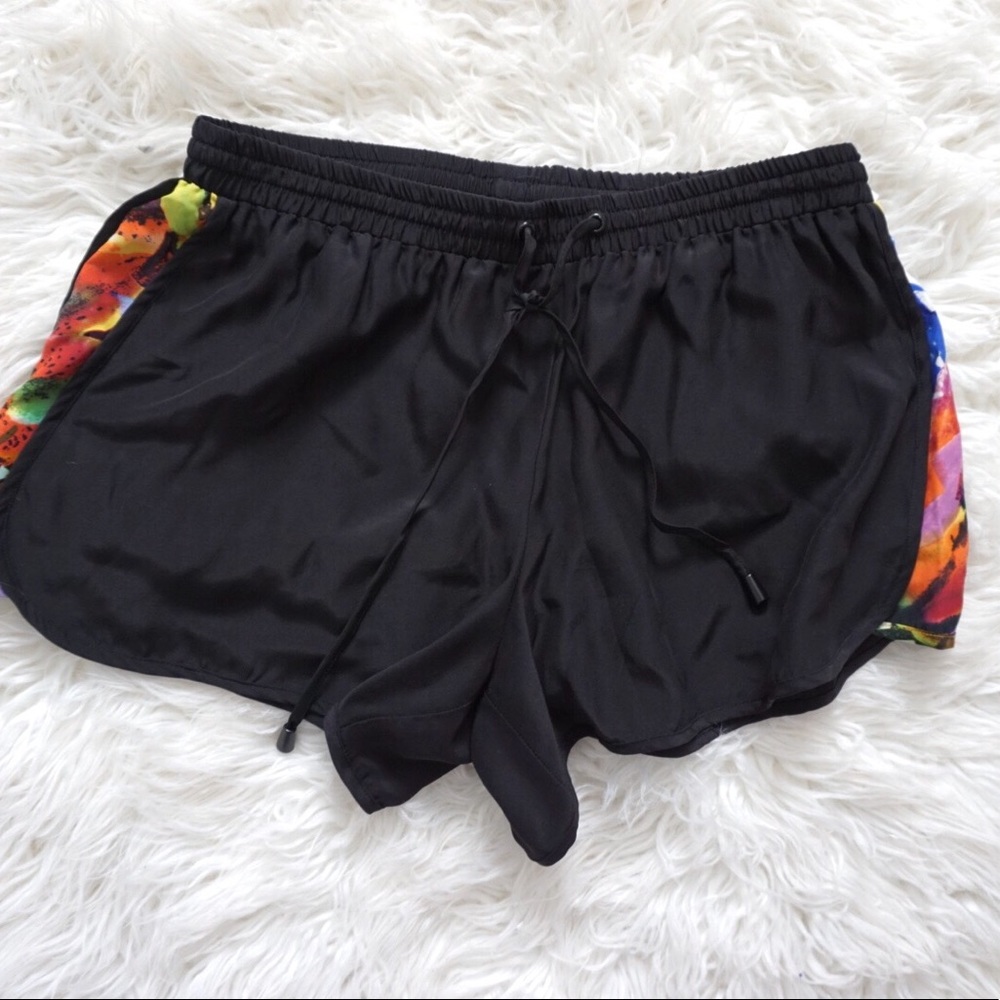 Anthropologie Parker Black Drawstring Shorts - Picture 2 of 4