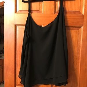 Swing tank with split back