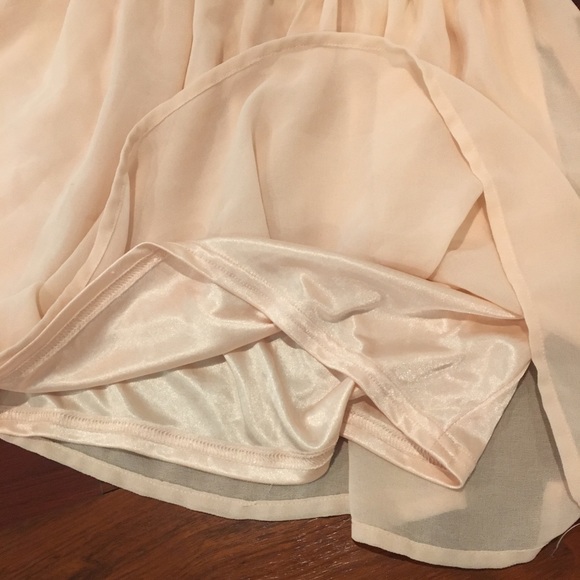 Forever 21 Beige / Black Skater Lined Skirt - Picture 5 of 5