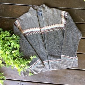 Heather zip  up Woolrich jacket