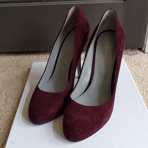 Sergio Rossi Maroon/Burgundy Heels