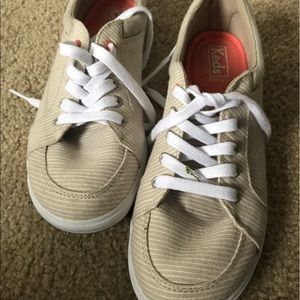Never worn adorable striped Keds